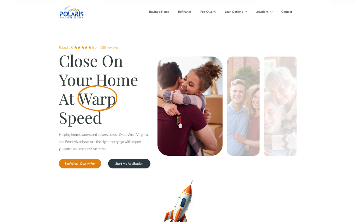 Polaris Home Funding Corp website preview